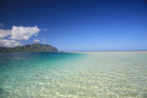 天国の海,サンドバー,ハワイ